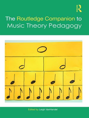 cover image of The Routledge Companion to Music Theory Pedagogy